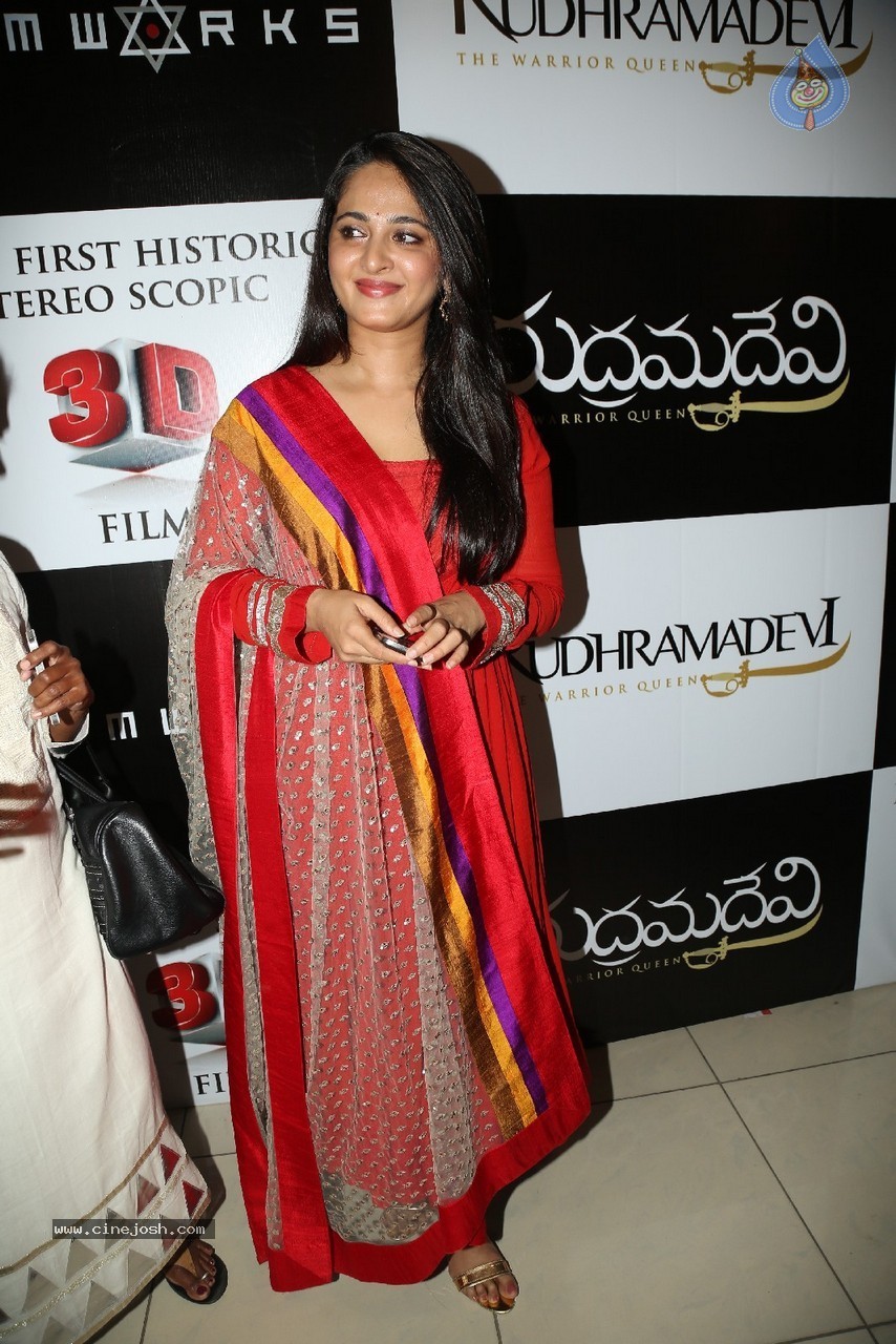 Anushka at Rudramadevi Trailer Launch - 35 / 64 photos