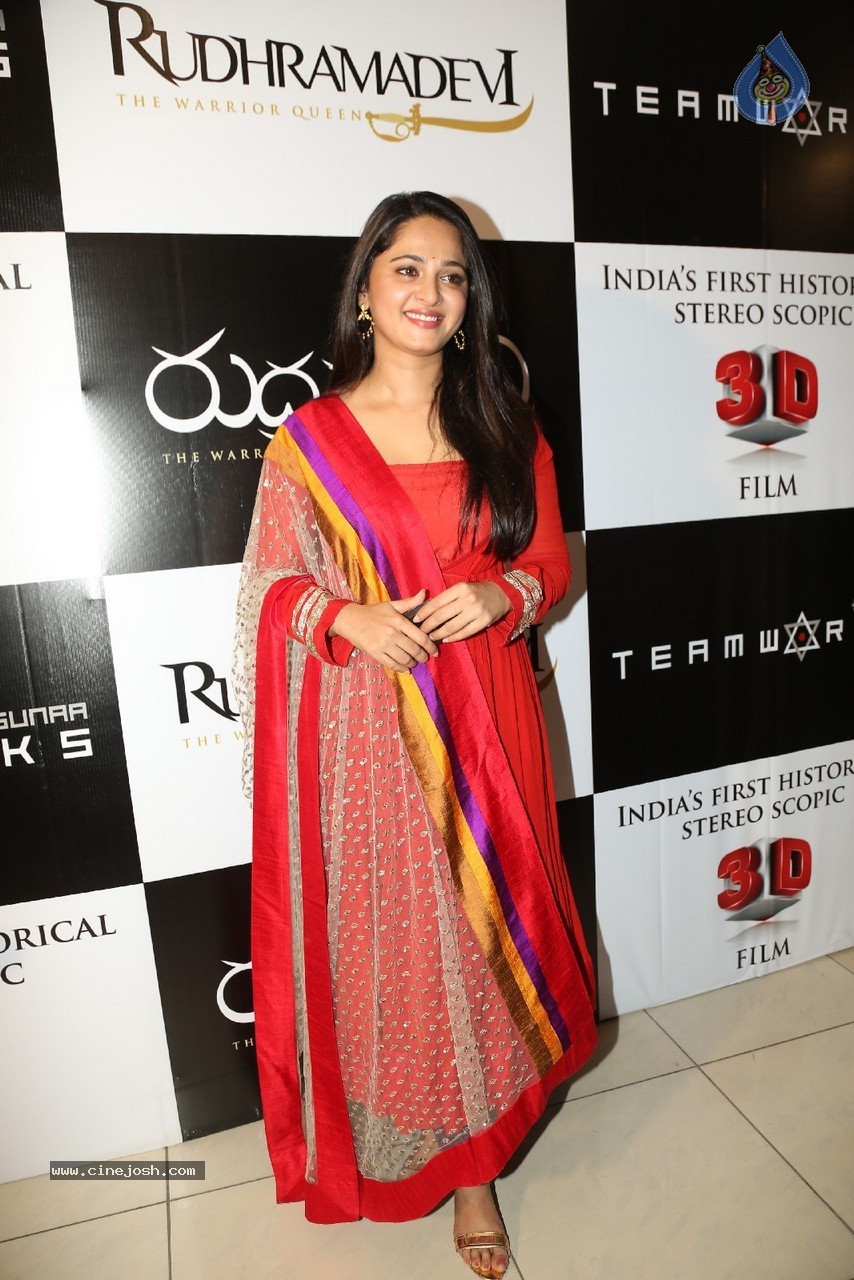 Anushka at Rudramadevi Trailer Launch - 61 / 64 photos