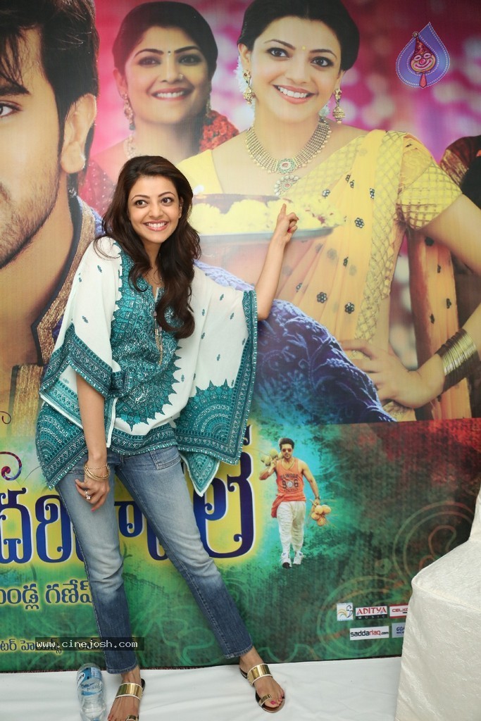 Kajal at GAV Success Meet - 18 / 67 photos