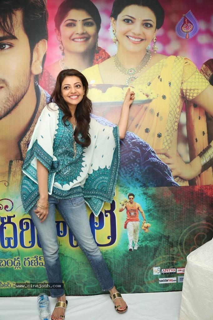 Kajal at GAV Success Meet - 25 / 67 photos