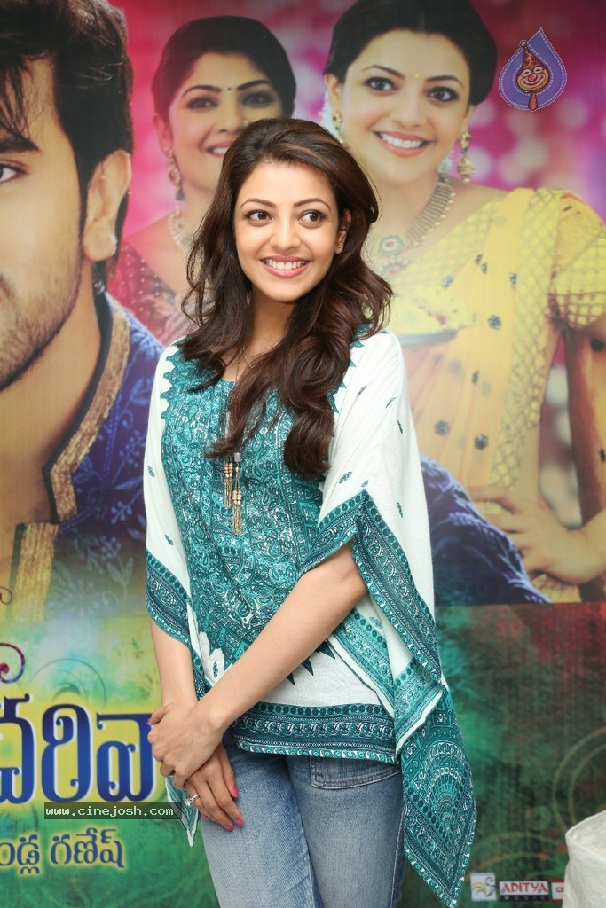 Kajal at GAV Success Meet - 37 / 67 photos