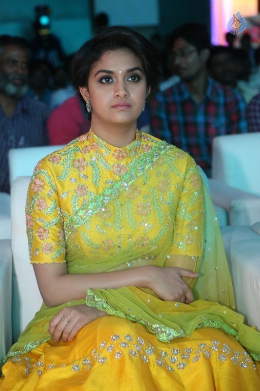 Keerthi Suresh at Remo Audio Launch - 39 / 56 photos