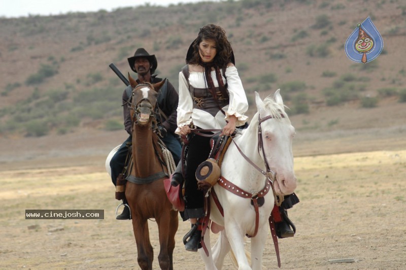 Lakshmi Rai Pics in Super Cowboy Movie - 14 / 49 photos