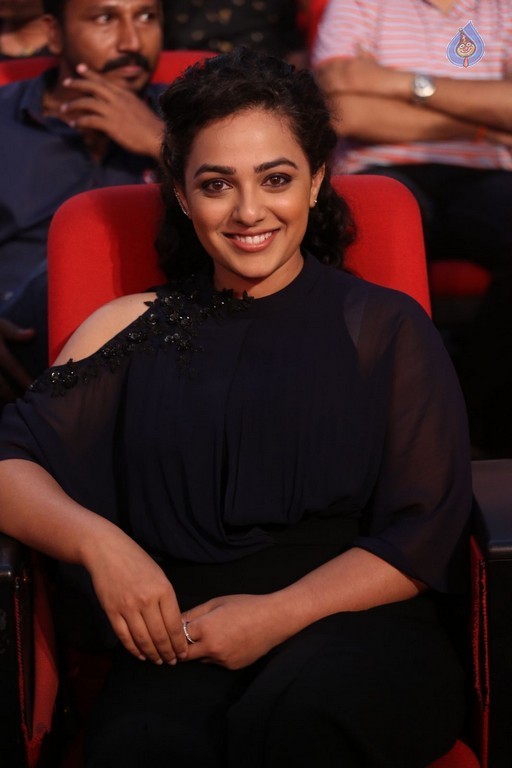 Nithya Menon at Janatha Garage Audio Launch - 26 / 42 photos