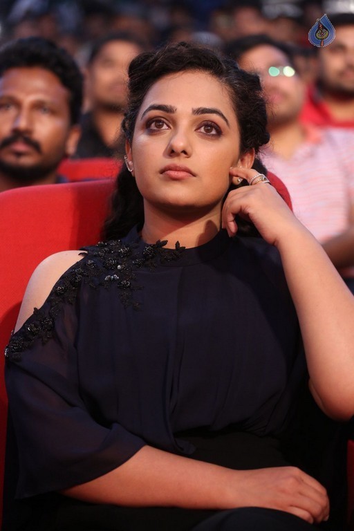 Nithya Menon at Janatha Garage Audio Launch - 29 / 42 photos