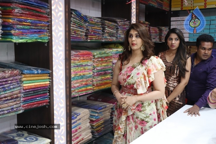 Surabhi Inaugurates Sai Sharanya Cloth Store - 11 / 14 photos