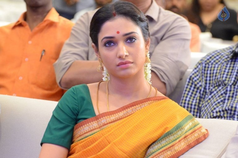 Tamanna at Abhinetri 1st Look Launch - 22 / 54 photos