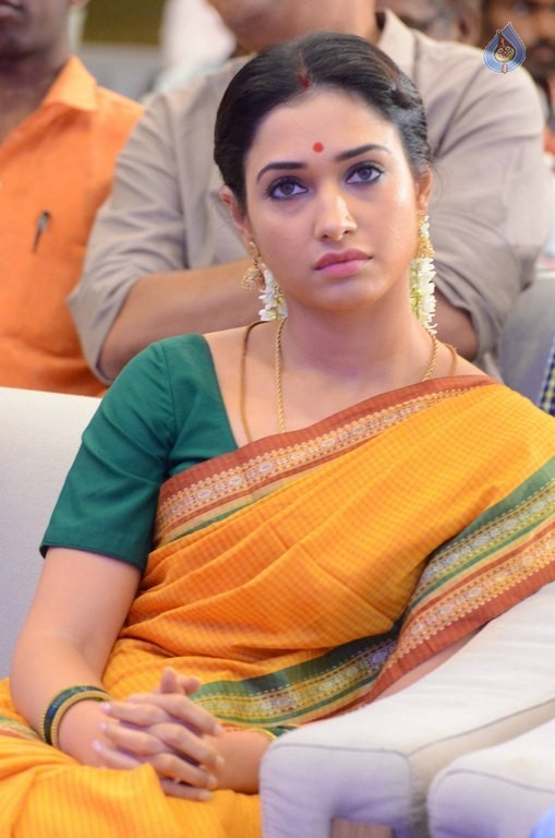 Tamanna at Abhinetri 1st Look Launch - 35 / 54 photos