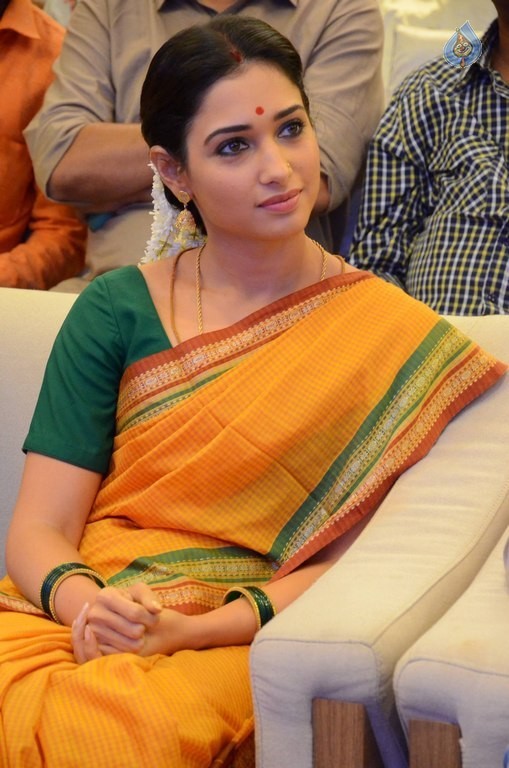 Tamanna at Abhinetri 1st Look Launch - 36 / 54 photos