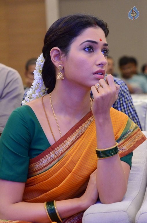 Tamanna at Abhinetri 1st Look Launch - 45 / 54 photos