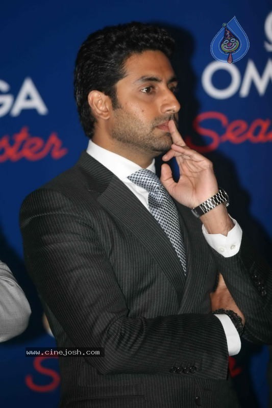 Abhishek Bachchan Launches Omega Watches - 16 / 43 photos