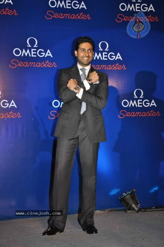 Abhishek Bachchan Launches Omega Watches - 19 / 43 photos