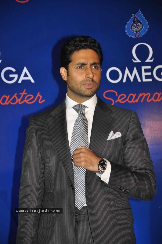 Abhishek Bachchan Launches Omega Watches - 29 / 43 photos