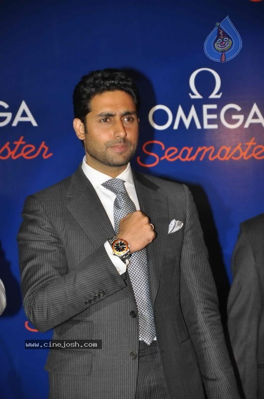 Abhishek Bachchan Launches Omega Watches - 35 / 43 photos