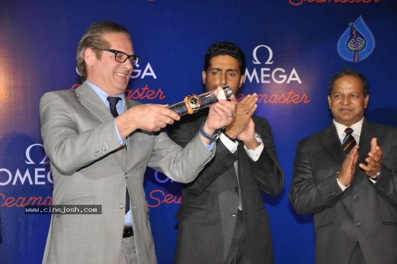 Abhishek Bachchan Launches Omega Watches - 37 / 43 photos
