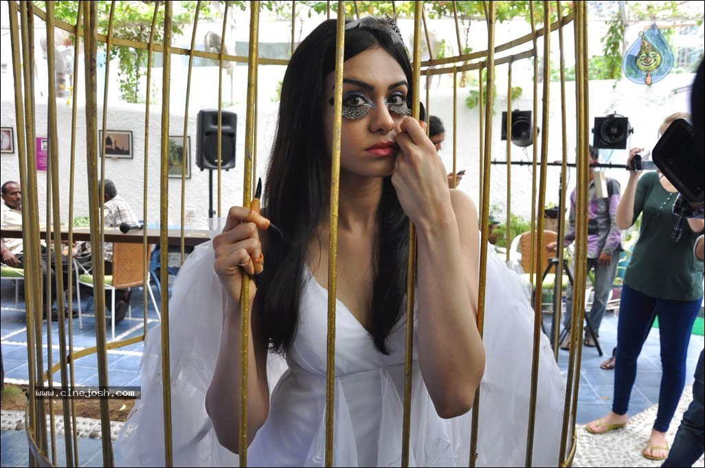 Adah Sharma at PETA Campaign - 46 / 68 photos