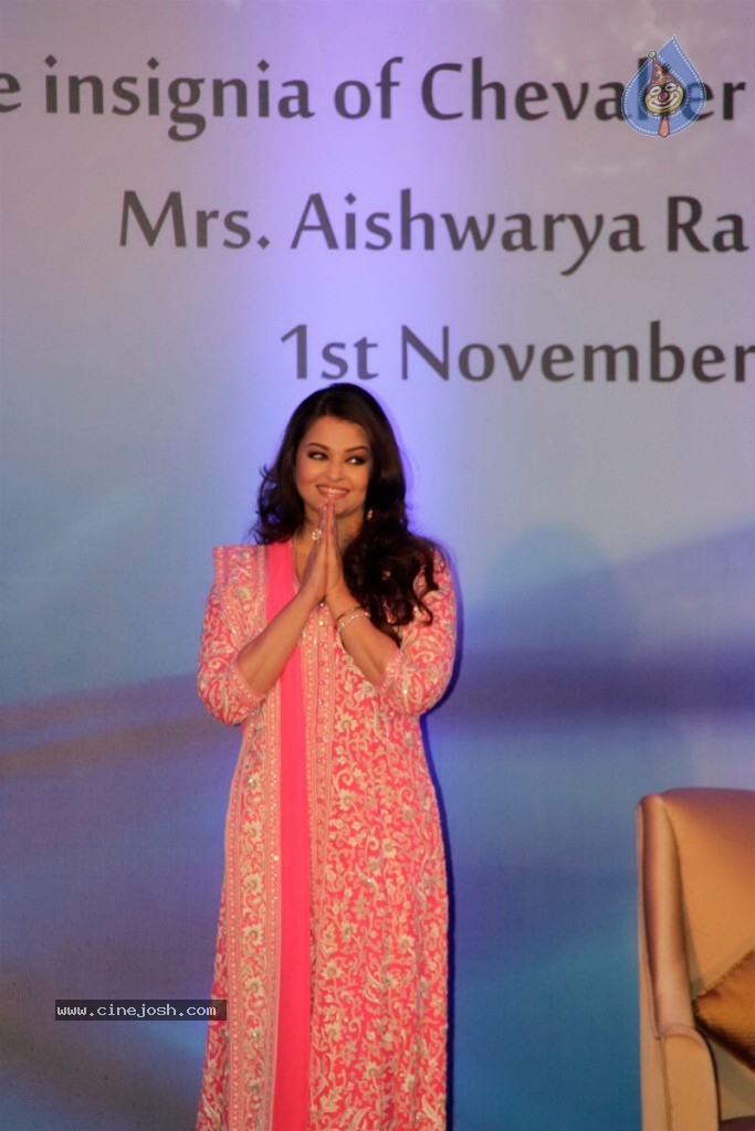 Aishwarya Rai at French Civilian Award Event - 49 / 53 photos