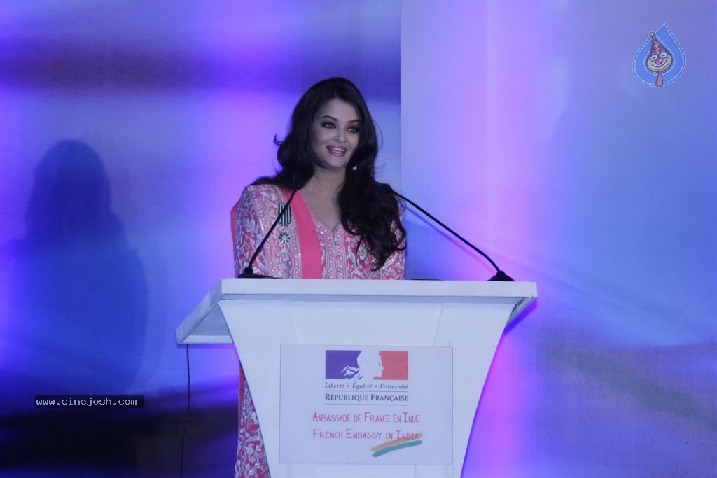 Aishwarya Rai at French Civilian Award Event - 52 / 53 photos