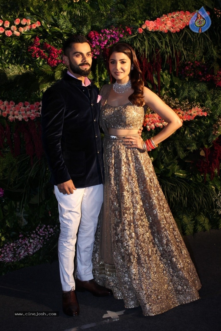 Anushka And Virat Wedding Celebration In Mumbai Set 1 - 22 / 84 photos