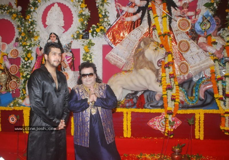 Bappi Lahiri Celebrates Durga Puja - 11 / 24 photos