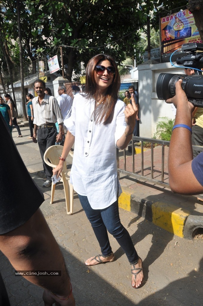 Bolly Celebs Snapped Voting for Loksabha Polls 2014 - 16 / 233 photos