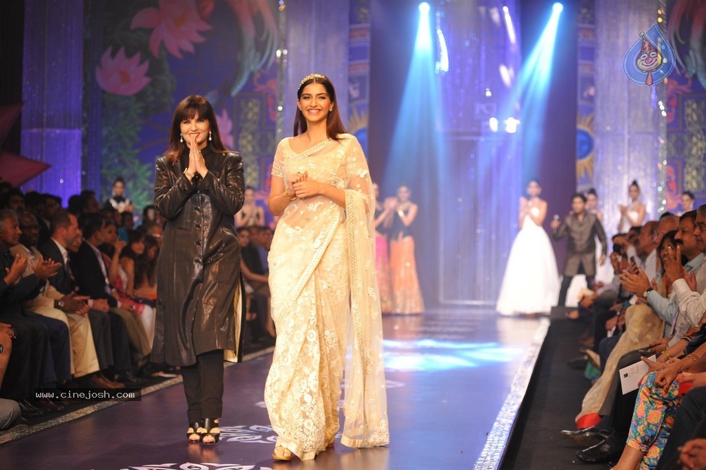 Bolly Celebs Walks the Ramp at IIJW 2014 Grand Finale - 34 / 114 photos