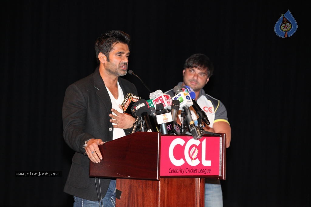 Celebrity Cricket League Dubai Press Meet - 22 / 26 photos