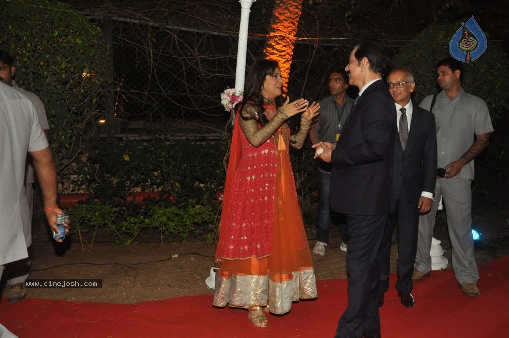 Celebs at Ahana Deol Wedding Reception - 86 / 115 photos