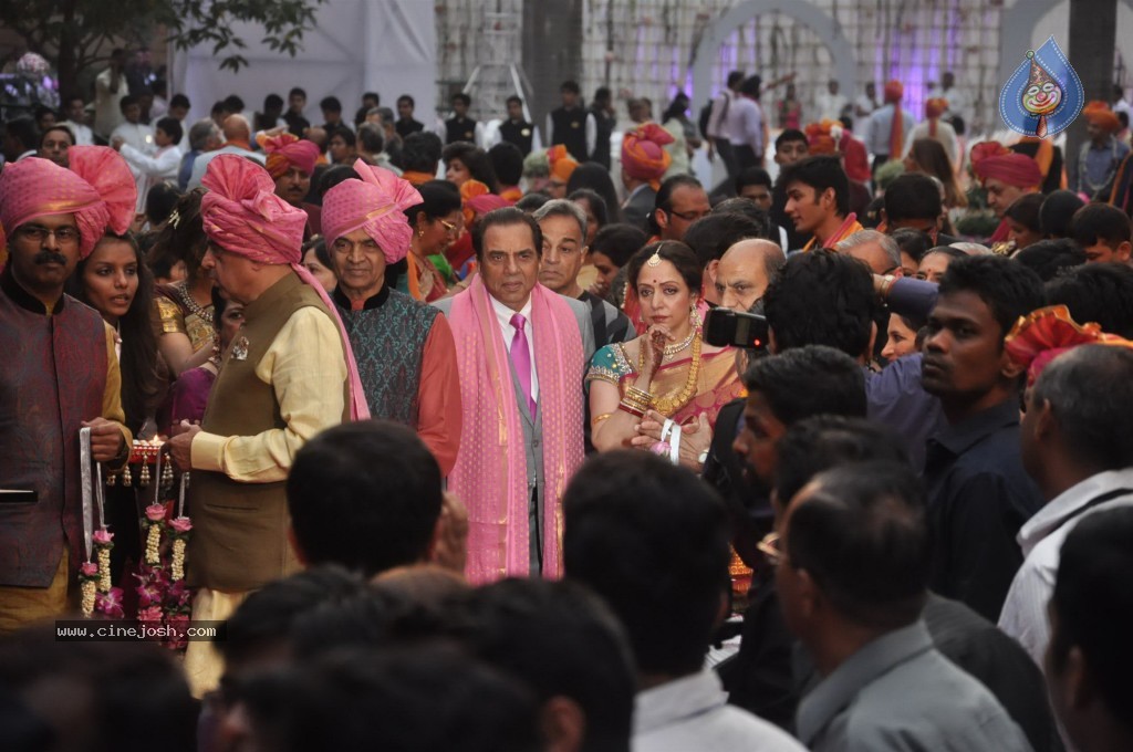 Celebs at Ahana Deol Wedding Reception - 91 / 115 photos