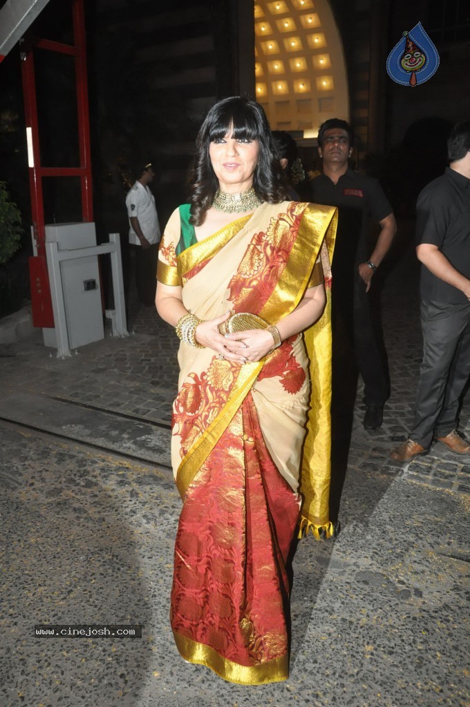 Celebs at Ahana Deol Wedding Reception - 92 / 115 photos