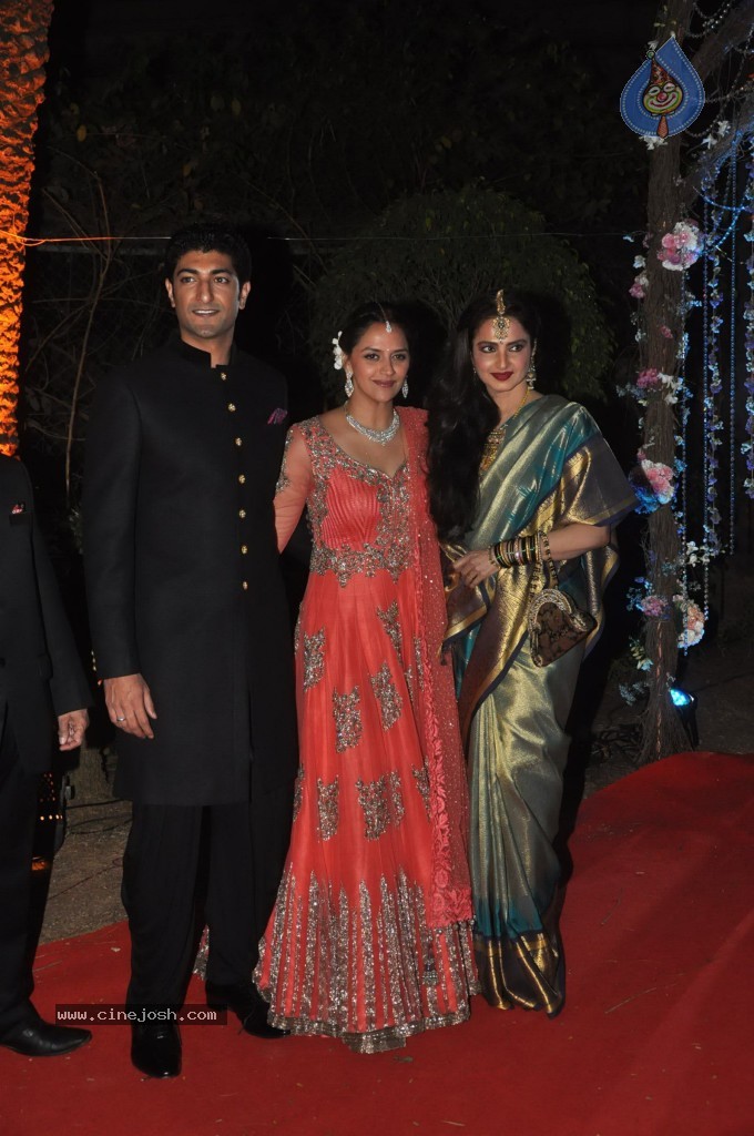 Celebs at Ahana Deol Wedding Reception - 94 / 115 photos
