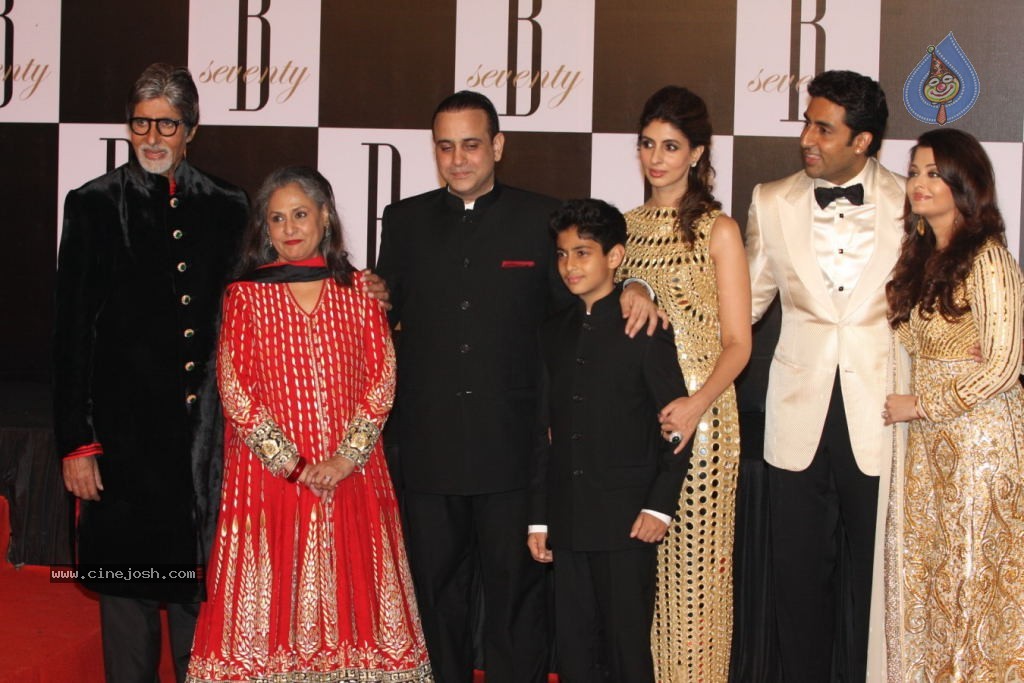 Celebs at Amitabh Bachchan 70th Bday Celebrations - 71 / 184 photos