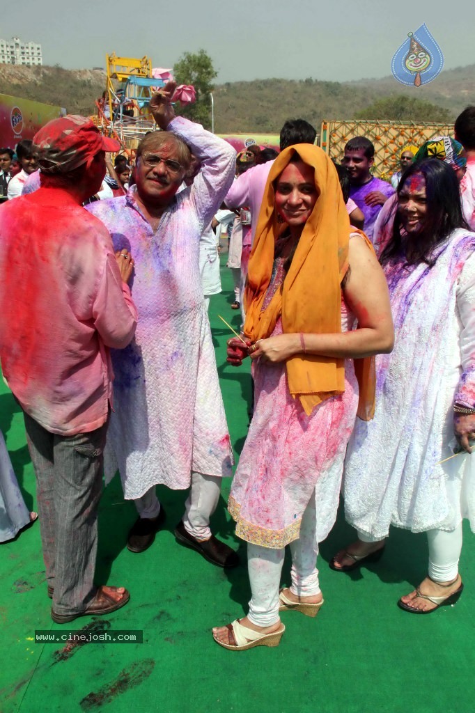 Celebs at Colors Holi Party - 12 / 36 photos