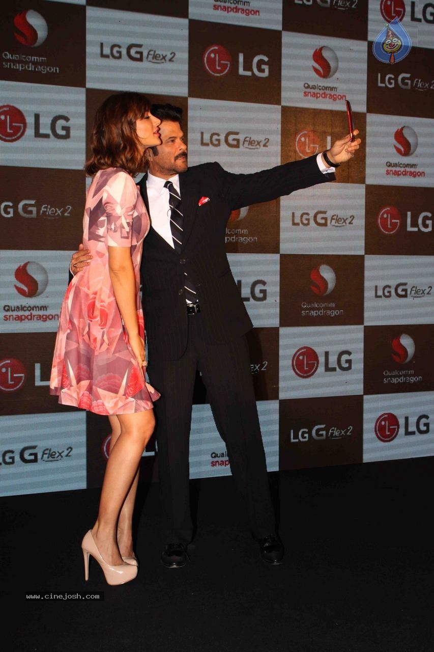 Celebs at LG G Flex 2 Phone Launch - 21 / 41 photos