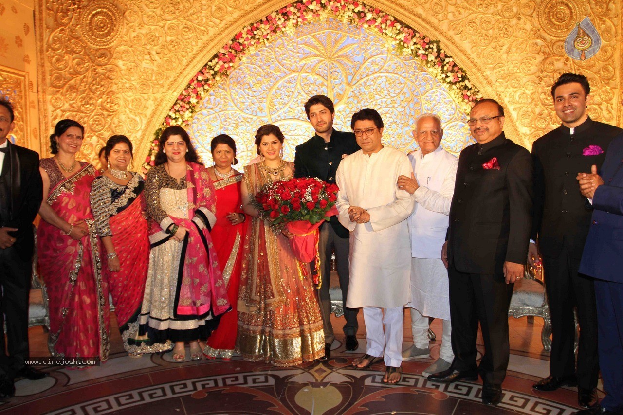 Celebs at Manali Jagtap Wedding Reception - 16 / 72 photos