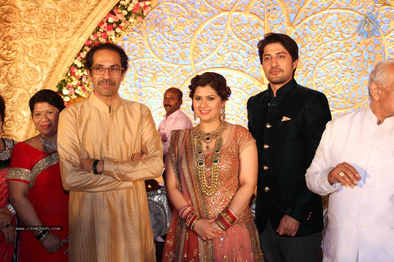 Celebs at Manali Jagtap Wedding Reception - 24 / 72 photos