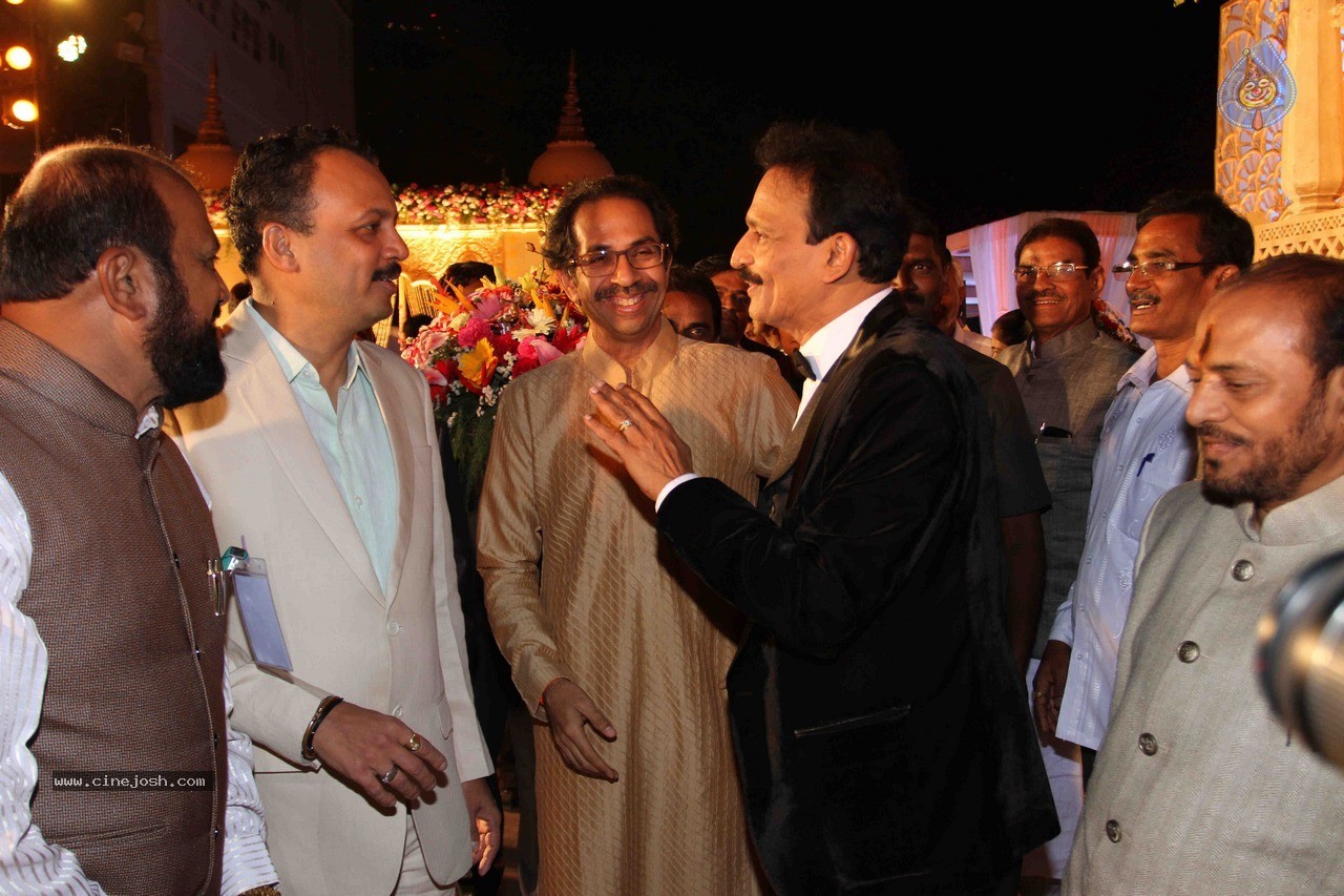 Celebs at Manali Jagtap Wedding Reception - 30 / 72 photos