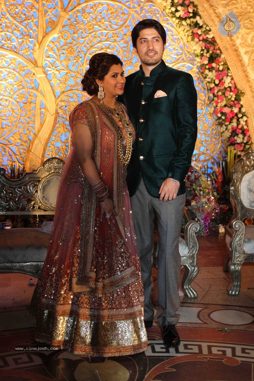 Celebs at Manali Jagtap Wedding Reception - 35 / 72 photos