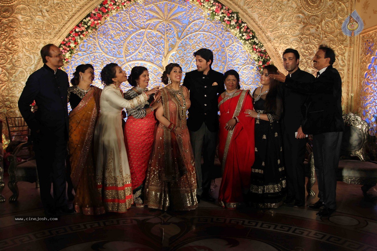 Celebs at Manali Jagtap Wedding Reception - 51 / 72 photos