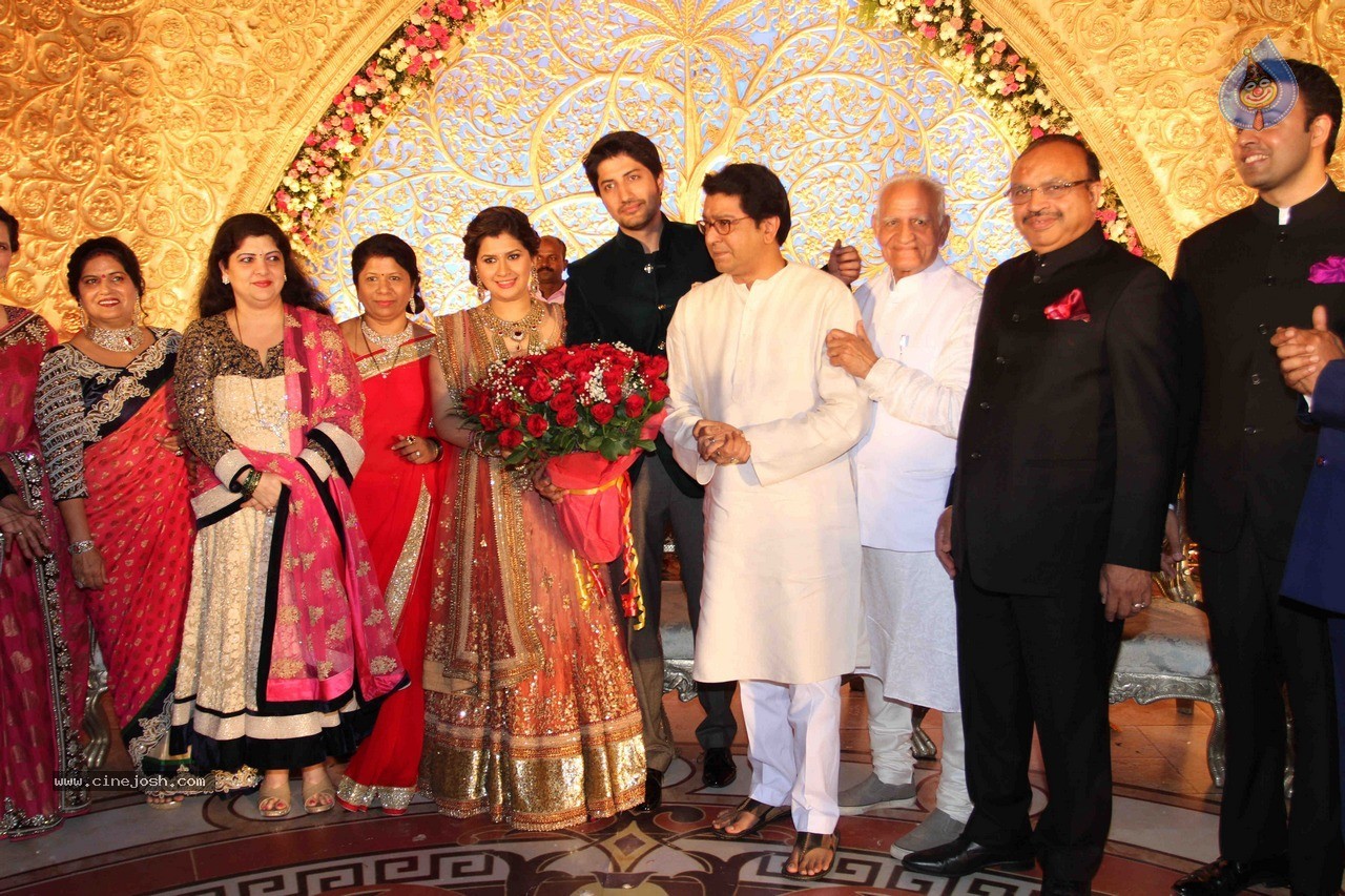 Celebs at Manali Jagtap Wedding Reception - 64 / 72 photos