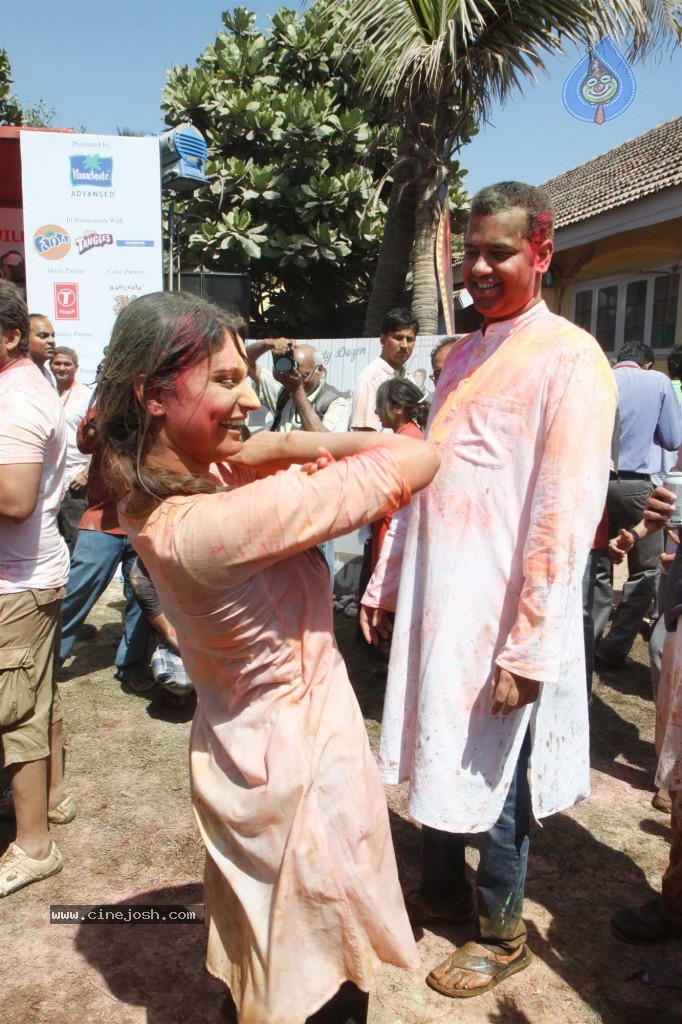 Celebs at Zoom Holi Celebrations - 9 / 40 photos