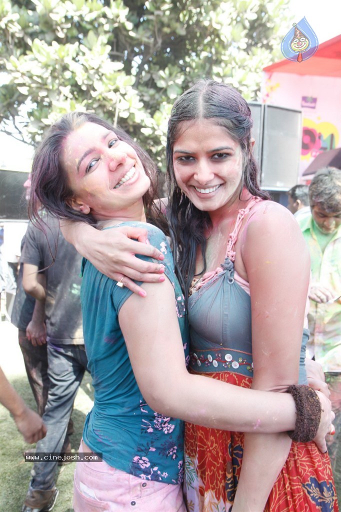 Celebs at Zoom Holi Celebrations - 32 / 40 photos