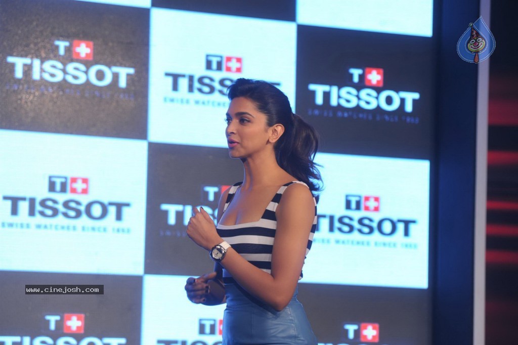Deepika Unveiling New Tissot Swiss Watch - 15 / 51 photos