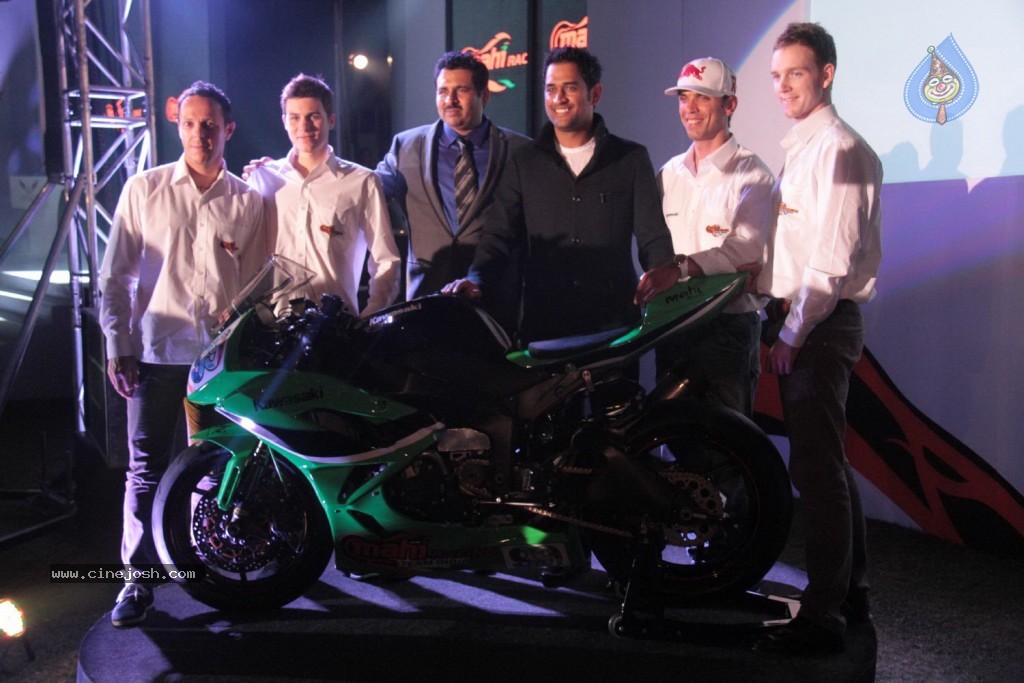 Dhoni Bike Racing Team Launch - 33 / 51 photos