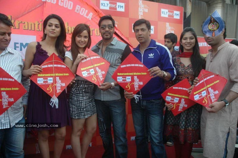 Dil Toh Baccha Hai Ji Movie Team Kite Flying Photos - 38 / 58 photos