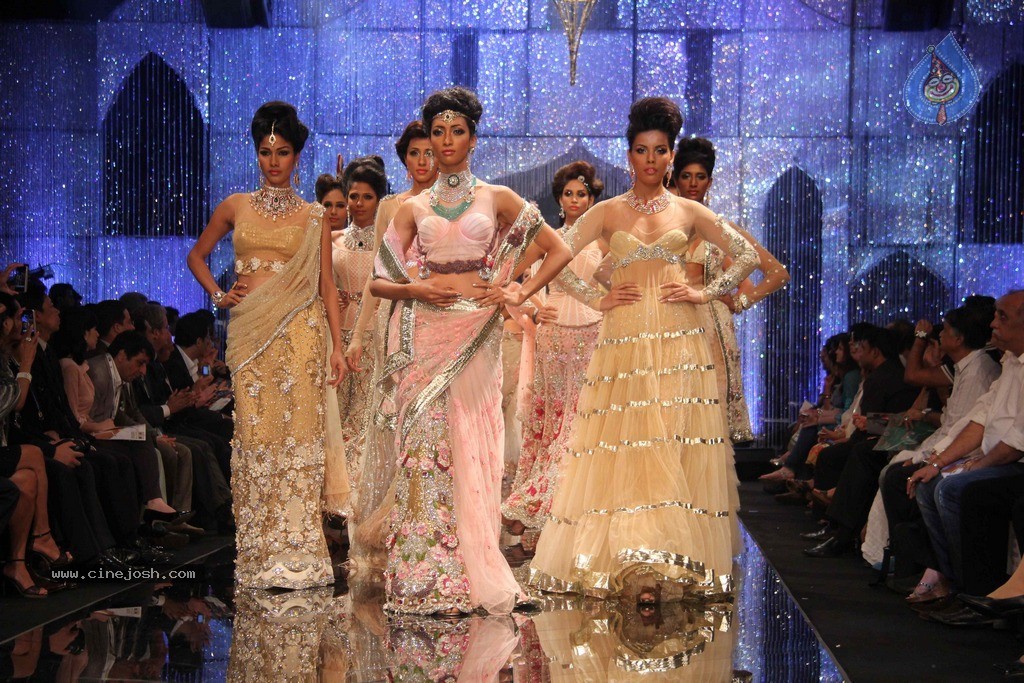 IIJW 2011 Ramp Walk Show Finale - 45 / 49 photos