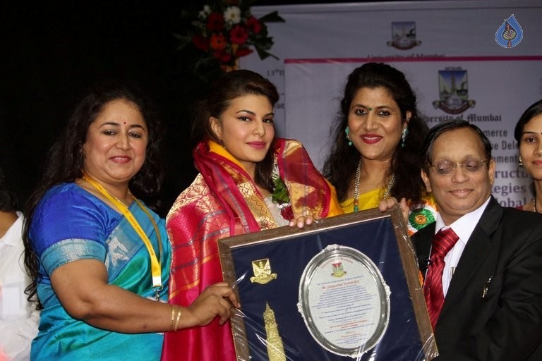 Jacqueline gets Felicitated at Mumbai University  - 39 / 50 photos