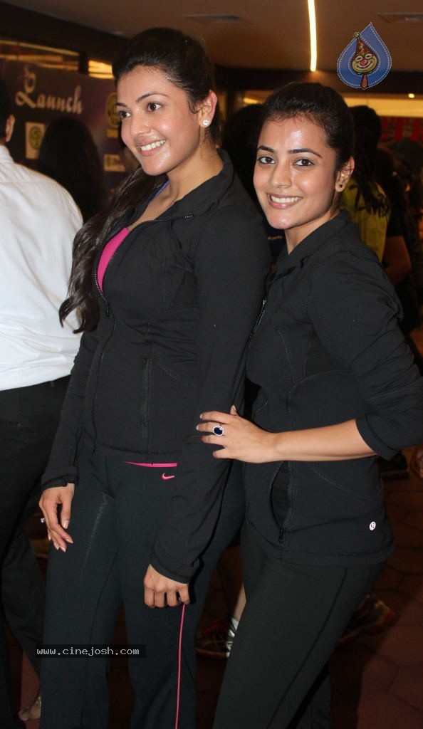 Kajal Agarwal at Zumba Session Gold Gym - 3 / 20 photos