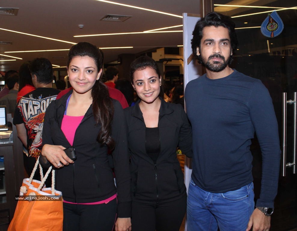 Kajal Agarwal at Zumba Session Gold Gym - 4 / 20 photos