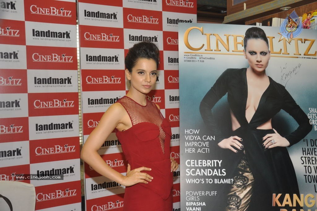 Kangana Ranaut at CineBlitz Cover Page Launch - 54 / 107 photos